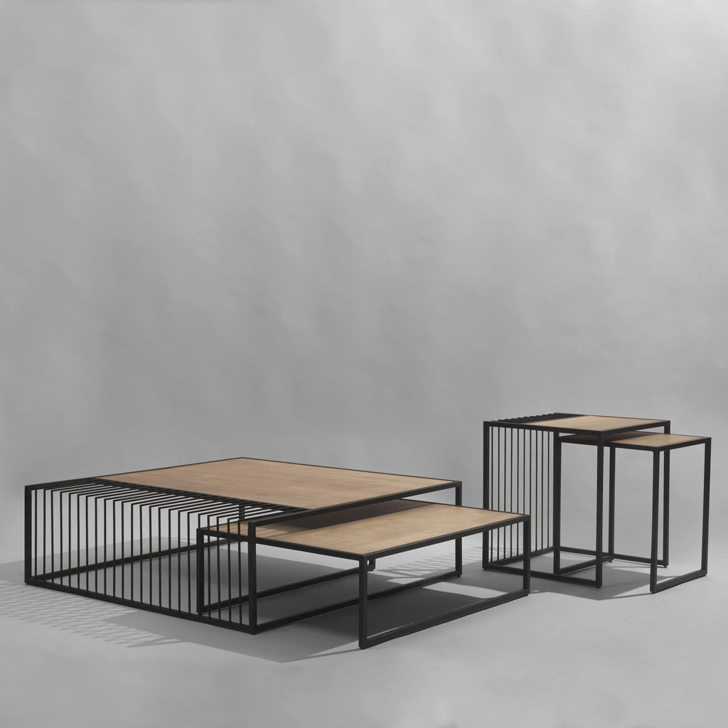 Mercana Miles 48" x 48" x 15" Wood Coffee Table