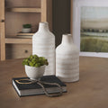 Mercana Tisha 5.9" x 5.9" x 14.2" Metal Vase