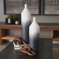 Mercana Townley 5.9" x 5.9" x 23.6" Metal Vase