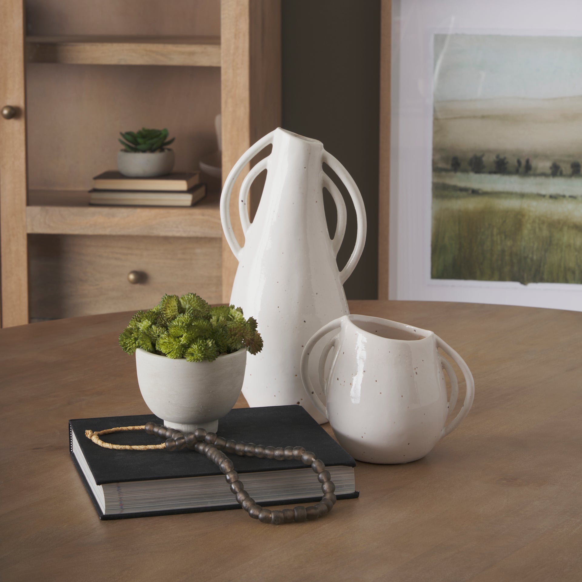 Mercana Urvi 7.7" x 5.3" x 6.5" Ceramic Vase