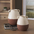 Mercana Tryna 7.9" x 7.9" x 10.6" Ceramic Vase