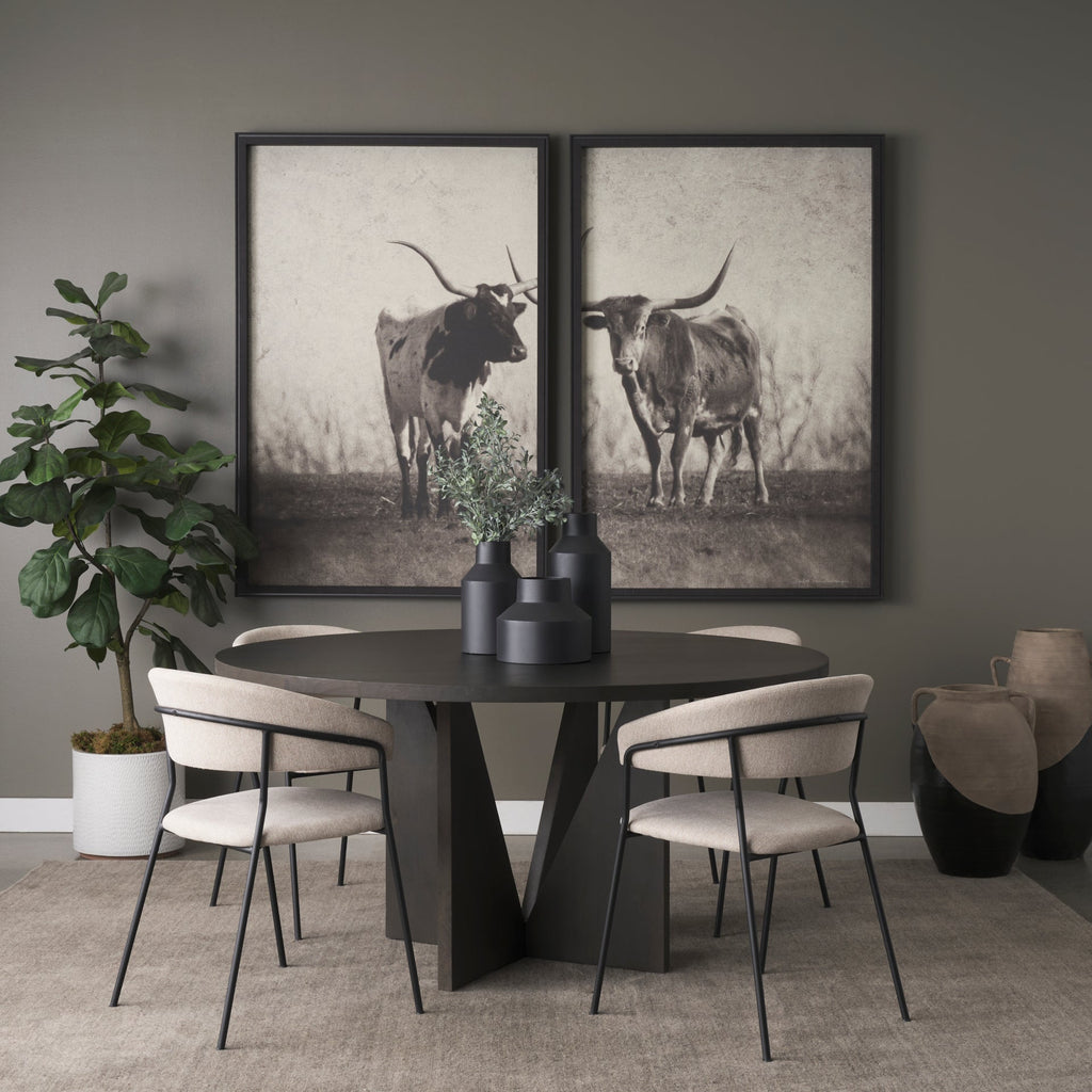 Mercana Tarro 60" x 60" x 30" Solid Wood Dining Table