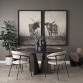 Mercana Tarro 60" x 60" x 30" Solid Wood Dining Table