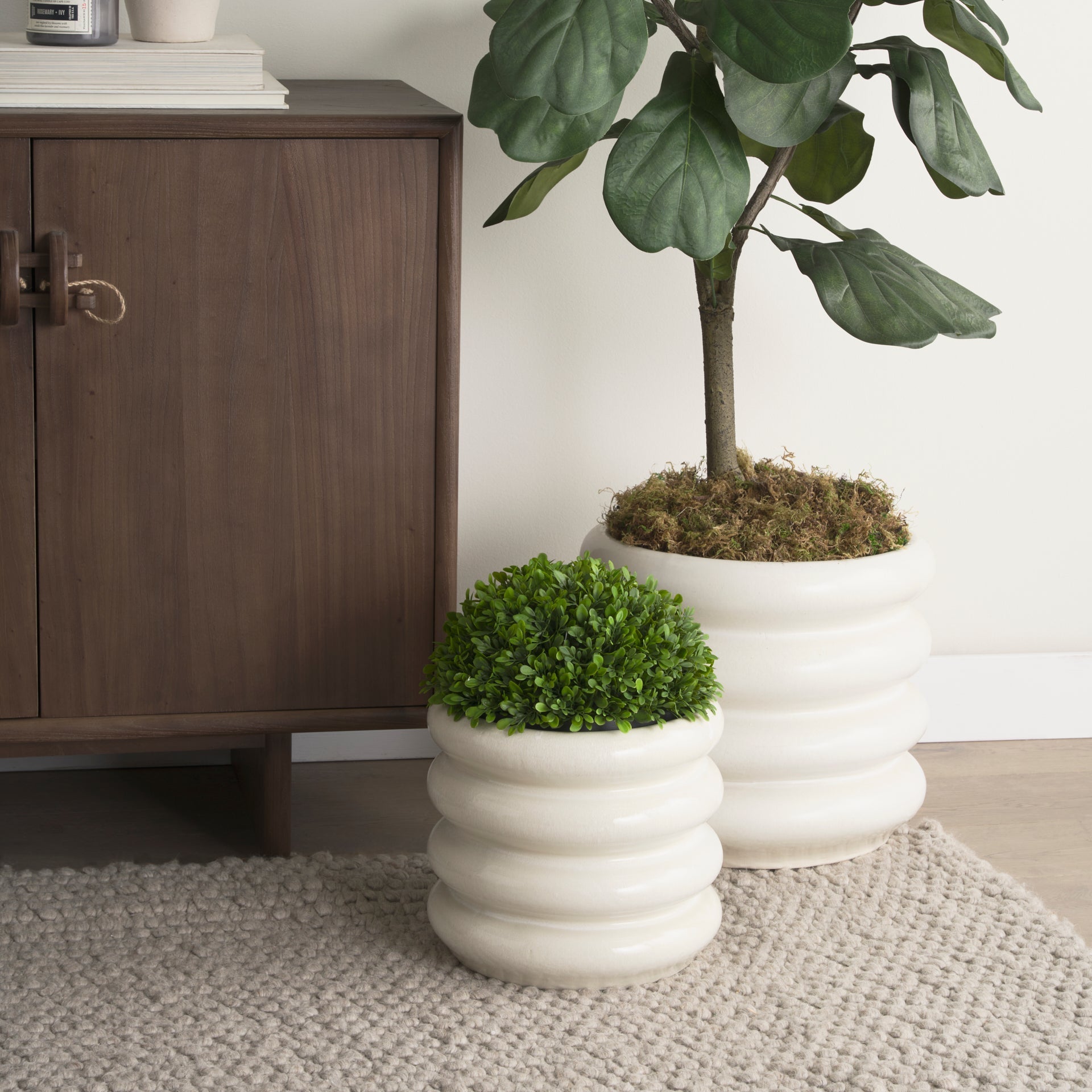 Mercana Twyla 12.8" x 12.6" x 11.8" Ceramic Vase