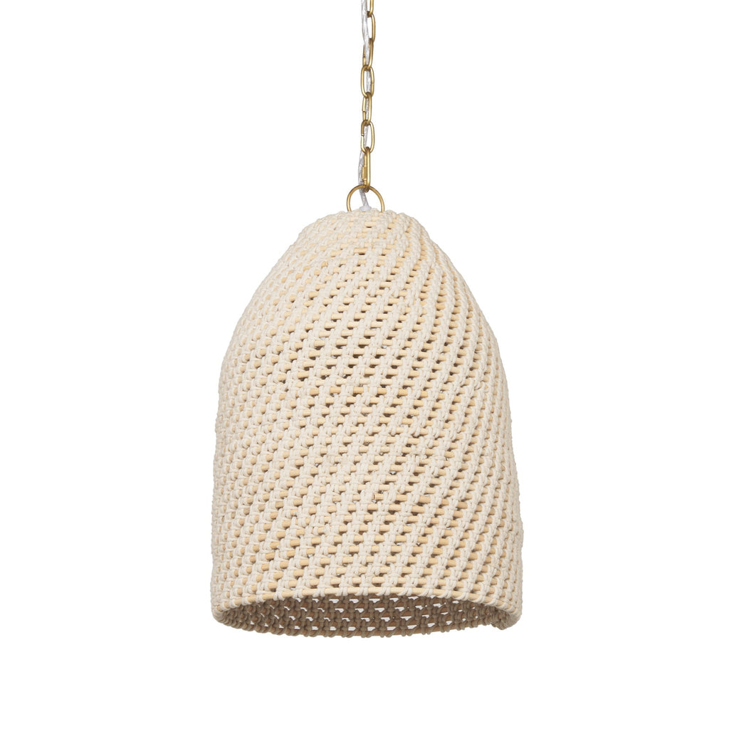 Mercana Tosha 12.5" x 12.5" x 19" Rope Pendant Lighting