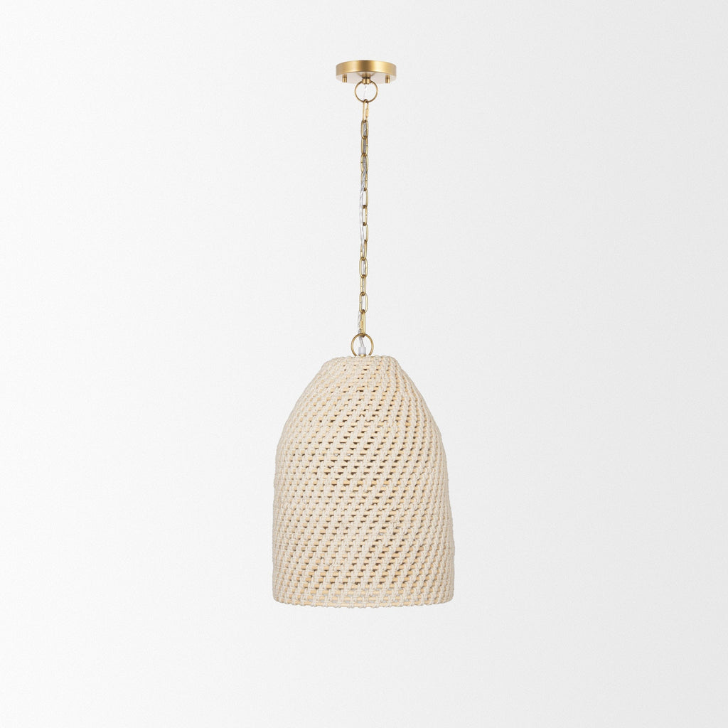 Mercana Tosha 12.5" x 12.5" x 19" Rope Pendant Lighting