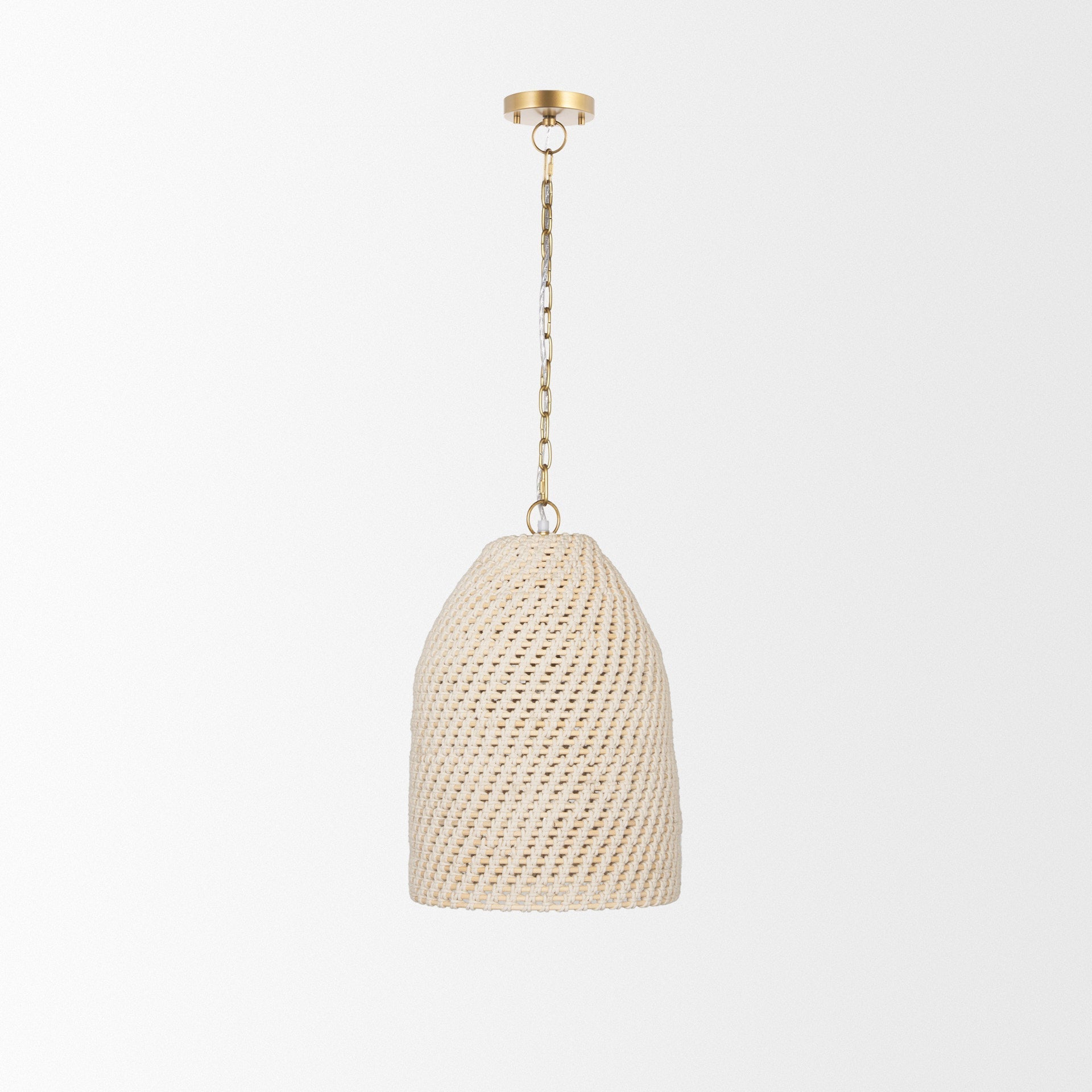 Mercana Tosha 12.5" x 12.5" x 19" Rope Pendant Lighting