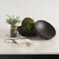 Mercana Wendell 12" x 3.3" x 12" Solid Wood Bowl