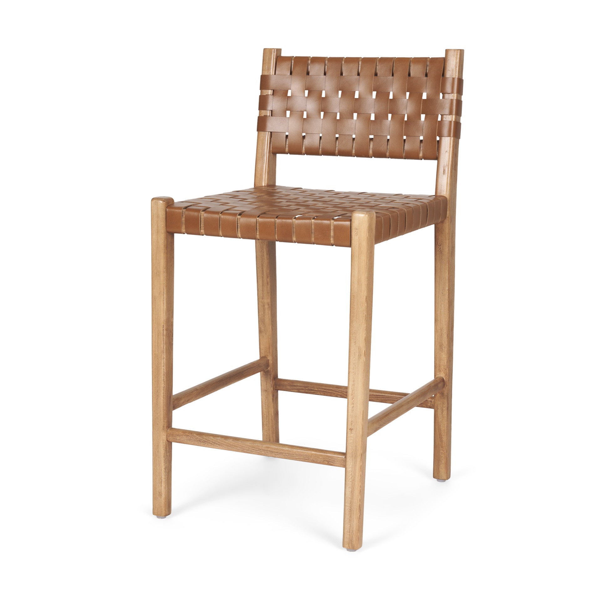 Mercana Shane 19" x 21" x 38" Solid Wood Stool
