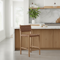 Mercana Shane 19" x 21" x 38" Solid Wood Stool