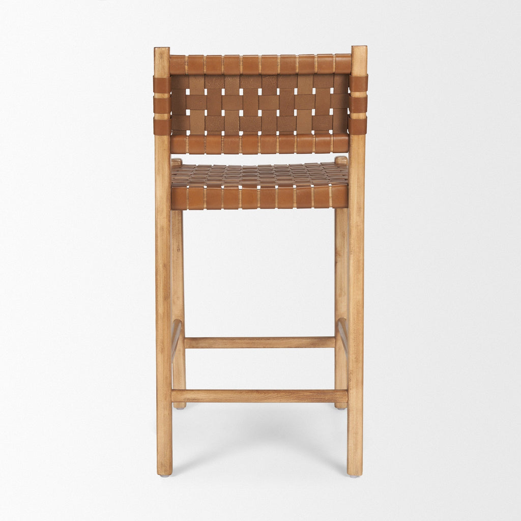 Mercana Shane 19" x 21" x 38" Solid Wood Stool