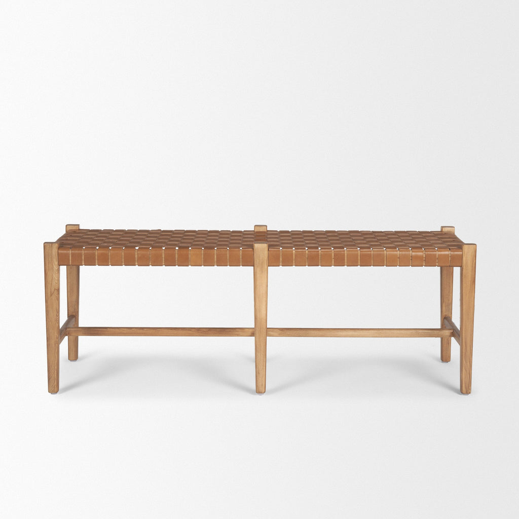 Mercana Shane 52" x 16.5" x 18.8" Solid Wood Bench