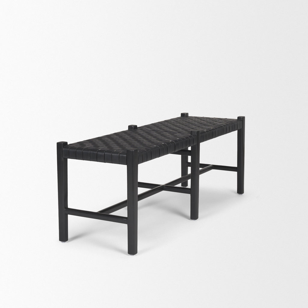 Mercana Shane 52" x 16.5" x 18.8" Solid Wood Bench