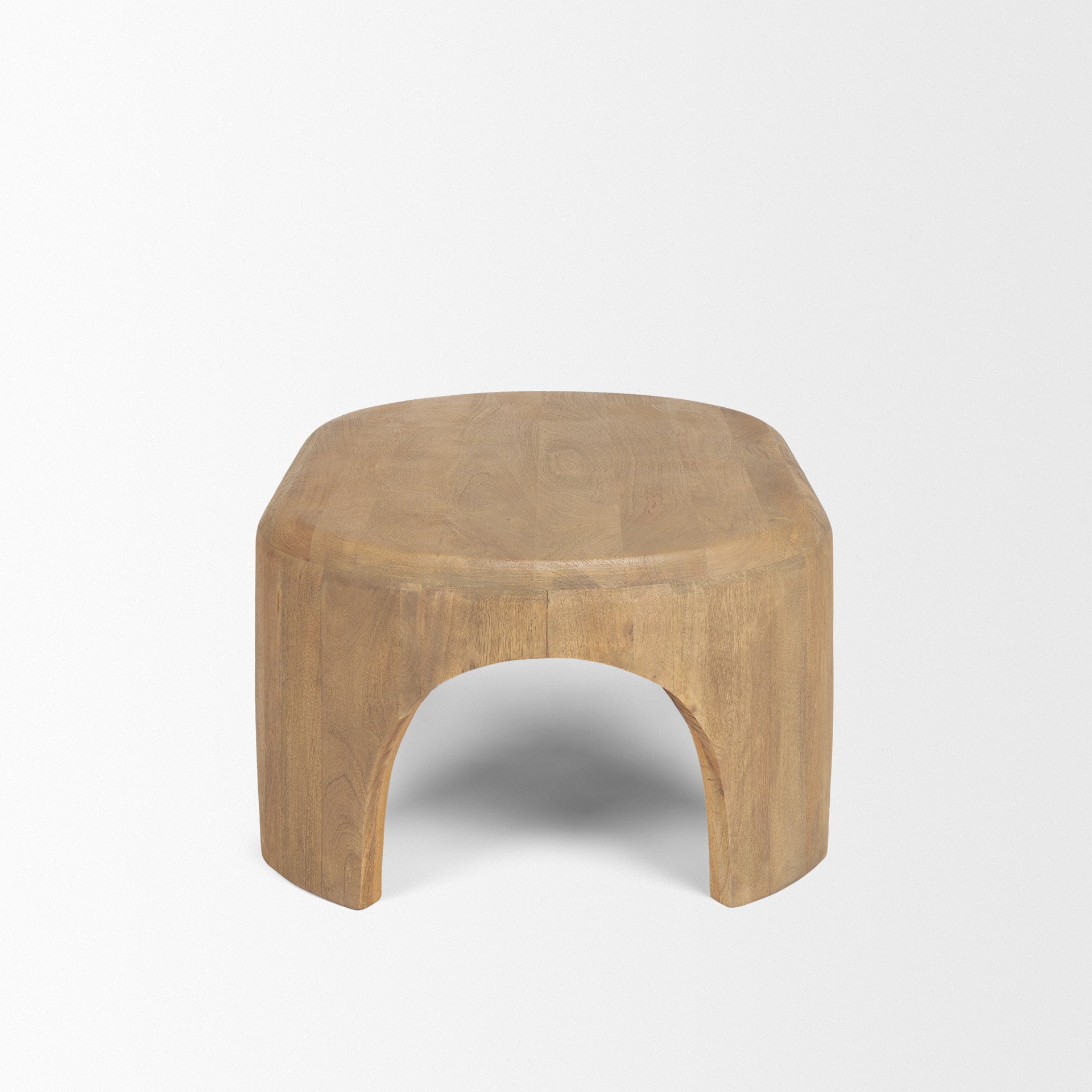 Mercana Shima 48" x 28" x 16" Solid Wood Coffee Table