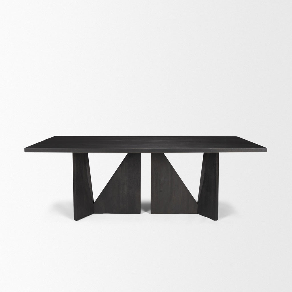 Mercana Tarro 84" x 42" x 30" Solid Wood Dining Table