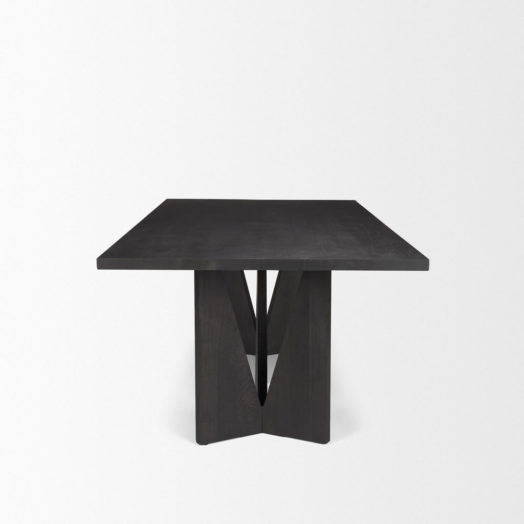 Mercana Tarro 84" x 42" x 30" Solid Wood Dining Table