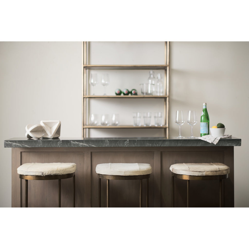 Mercana Millie 16.8" x 17.8" x 26" Metal Stool