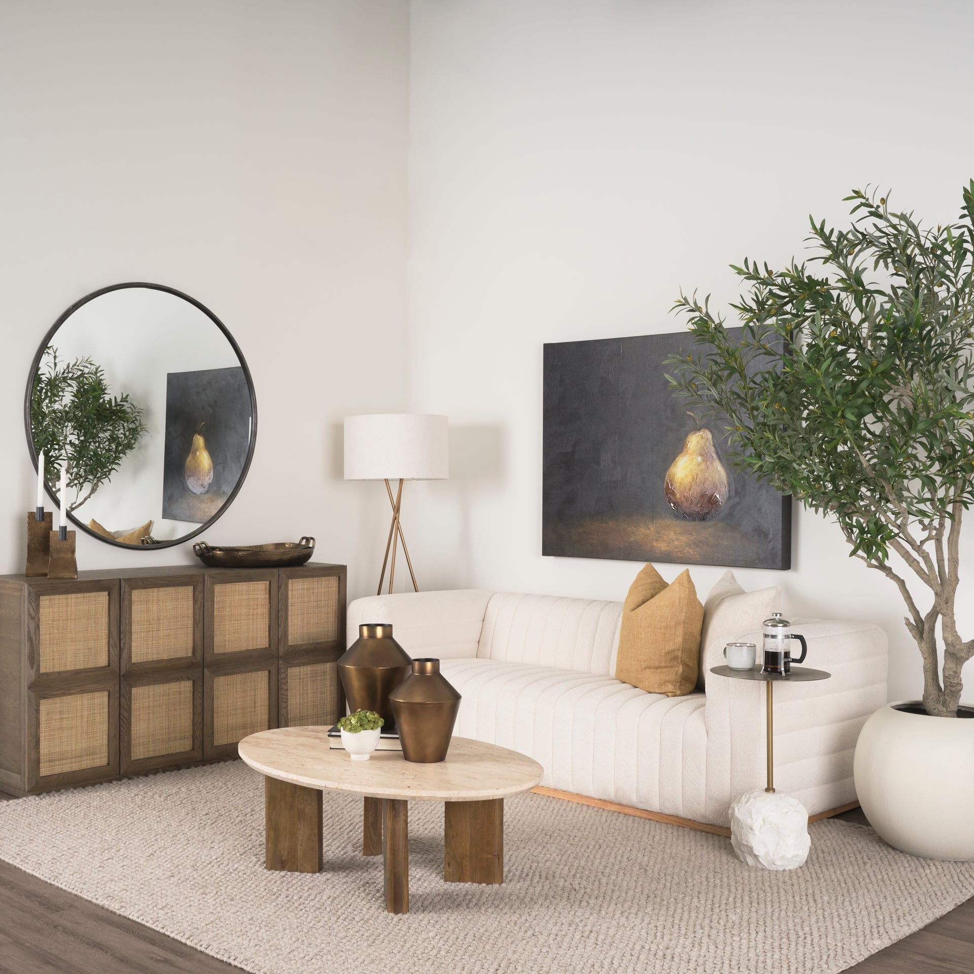 Mercana Syona 44" x 30" x 16" Coffee Table