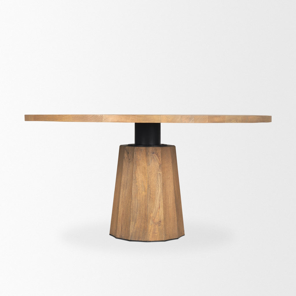 Mercana Swanson 60" x 60" x 30" Solid Wood Dining Table