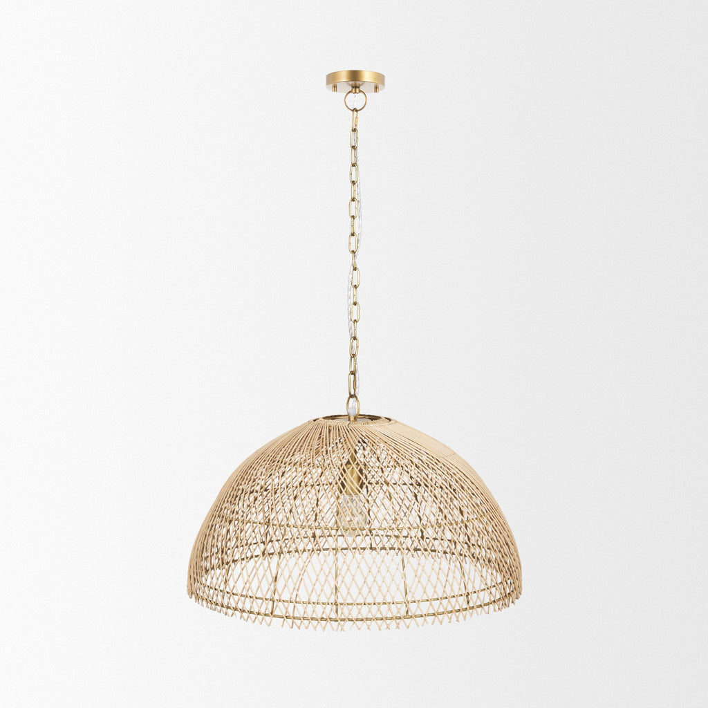 Mercana Thad 24.5" x 24.5" x 14.5" Rope Pendant Lighting