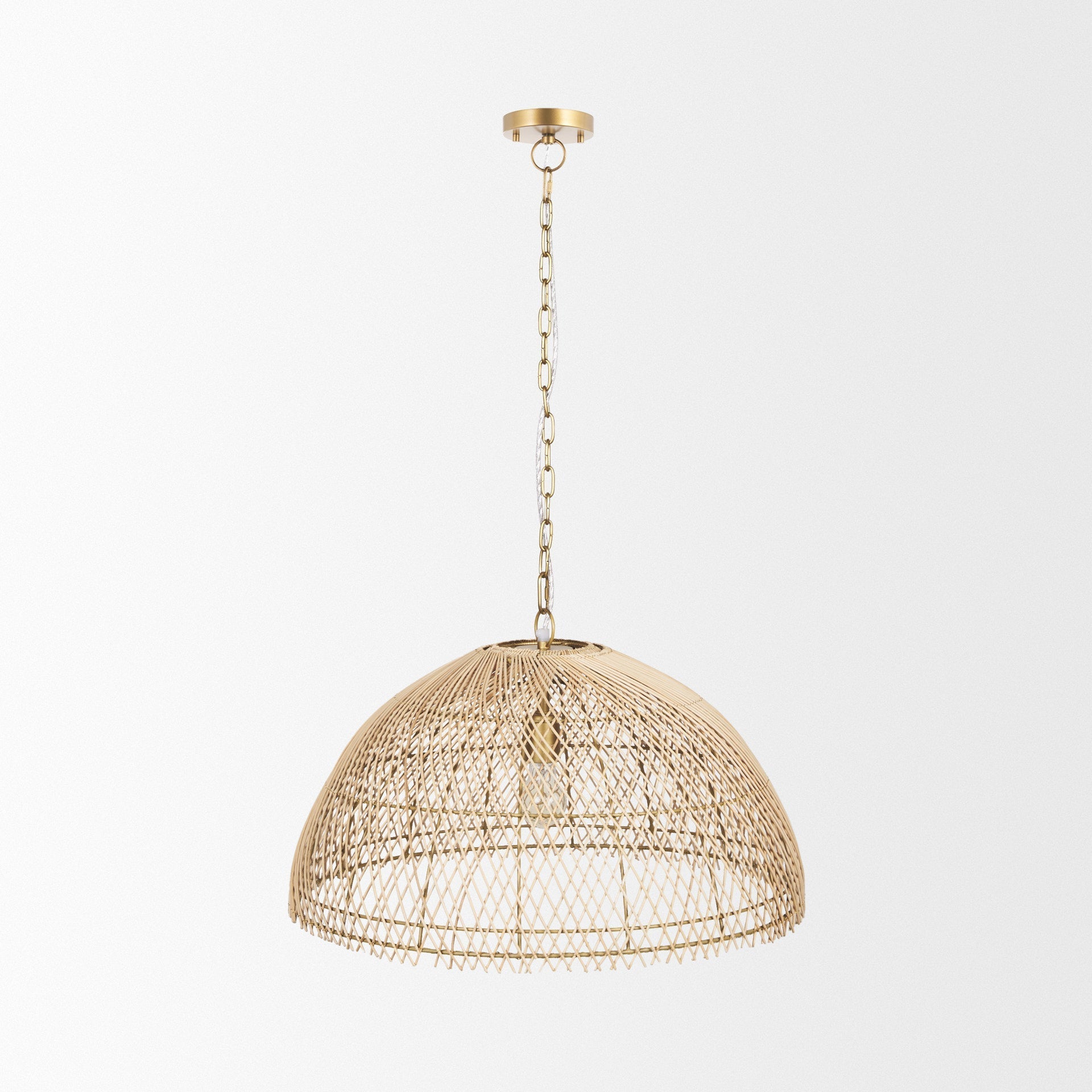 Mercana Thad 24.5" x 24.5" x 14.5" Rope Pendant Lighting