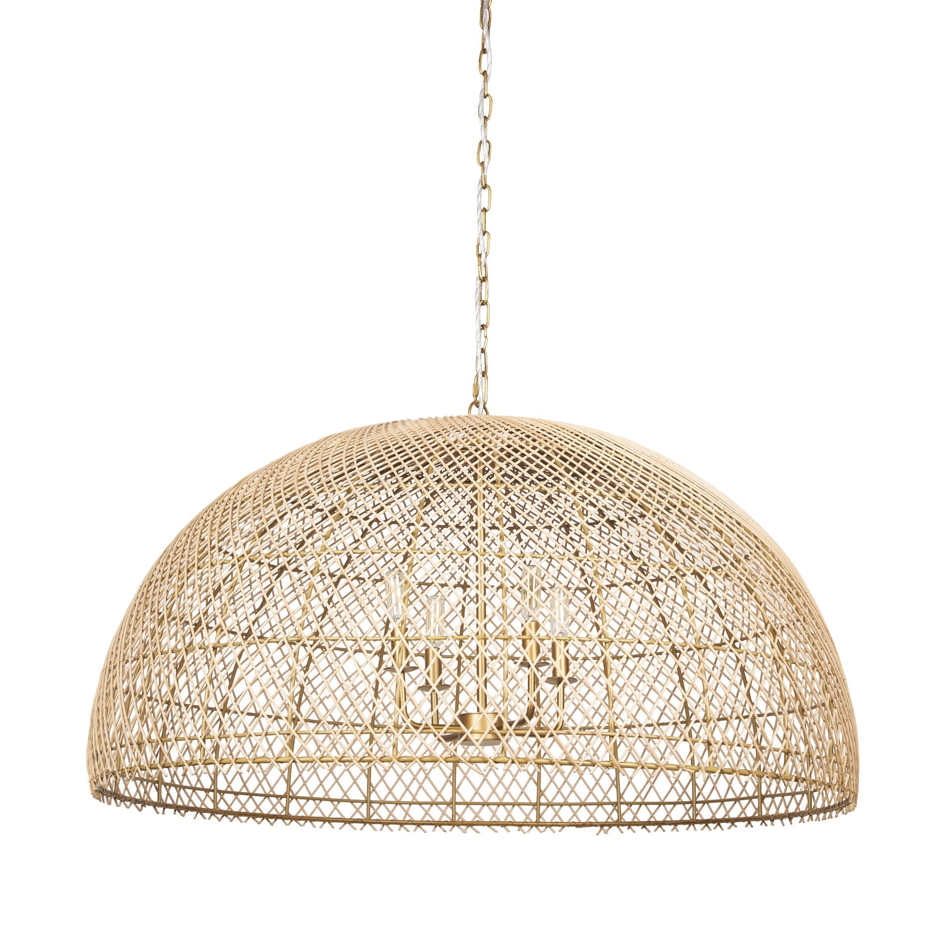 Mercana Thad 38" x 38" x 21" Metal Chandelier