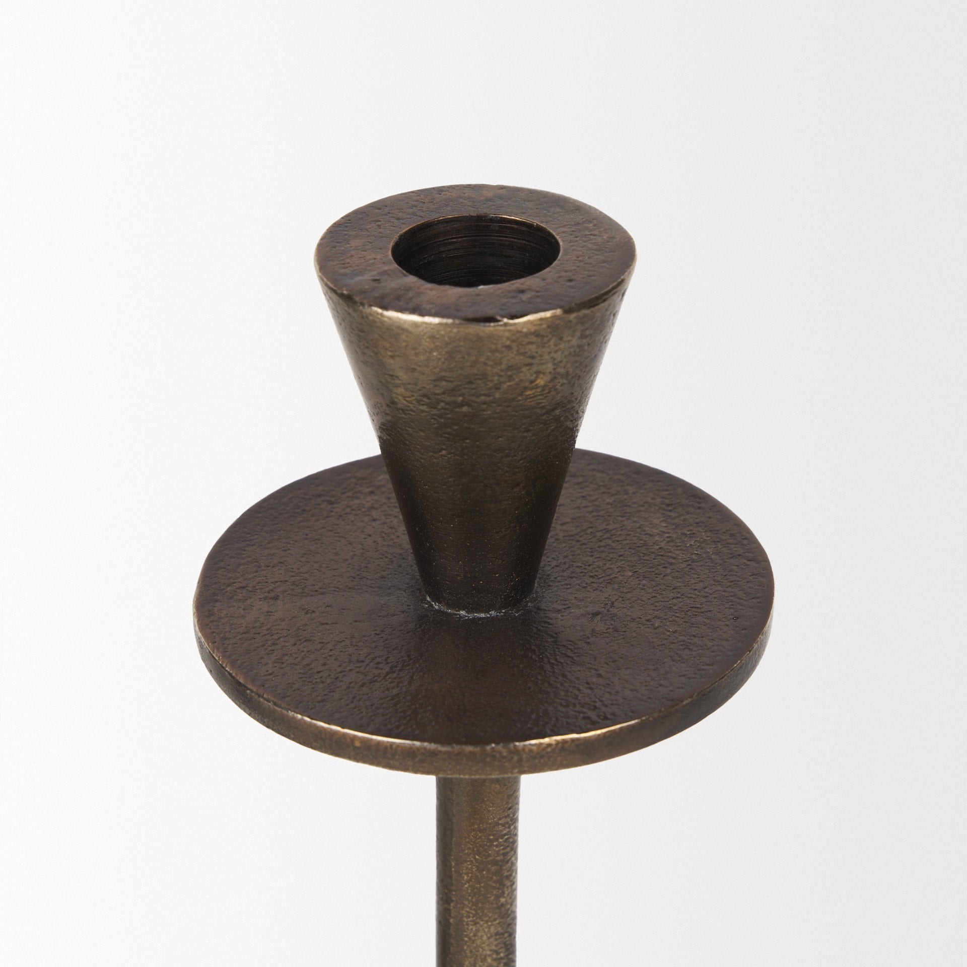 Mercana Petria 3.8" x 3.8" x 13" Metal Candle Holder