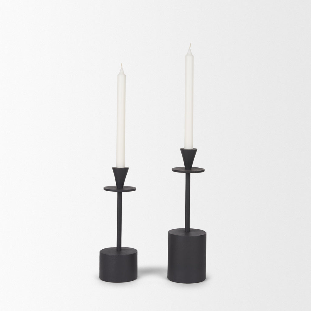 Mercana Petria 3.8" x 3.8" x 13" Metal Candle Holder