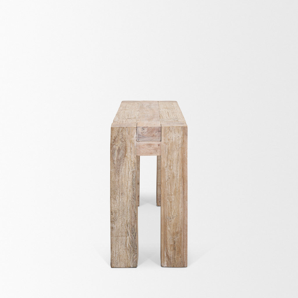 Mercana McArthur 55" x 16" x 30" Wood Console Table