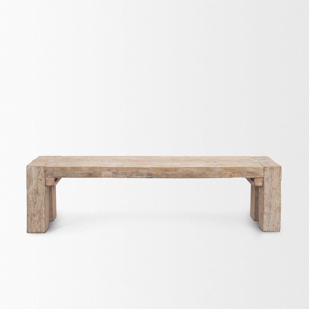 Mercana McArthur 70" x 14" x 18" Wood Bench