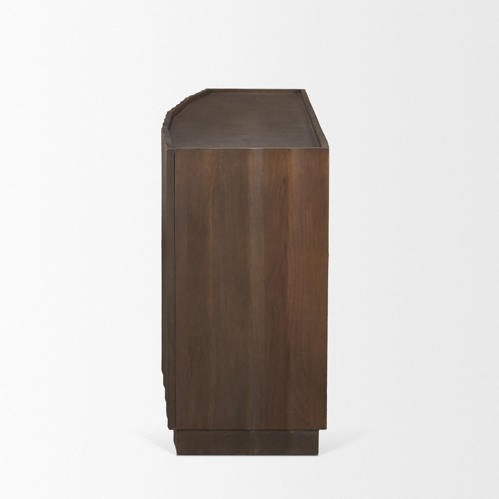 Mercana Swanson 72" x 19" x 32" Solid Wood Sideboard