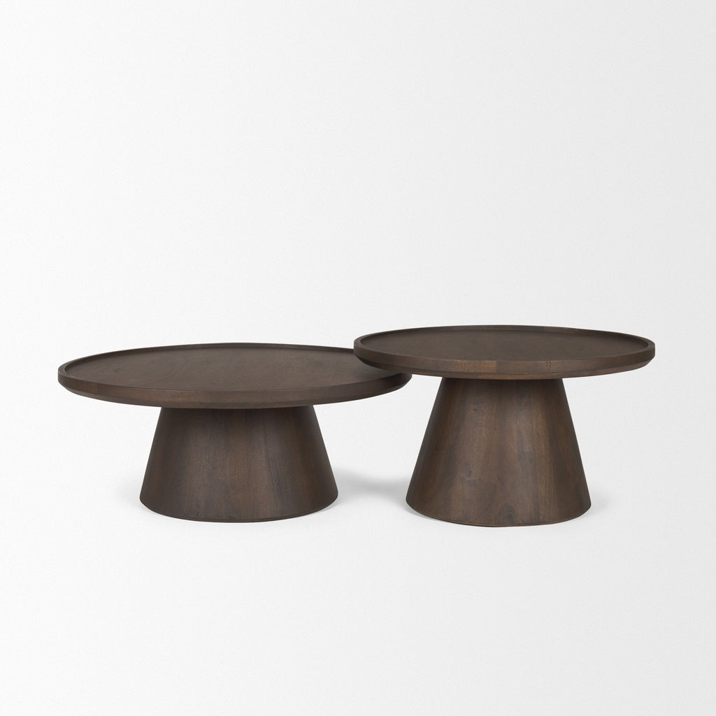Mercana Takoda 36" x 36" x 13.5" Solid Wood Coffee Table
