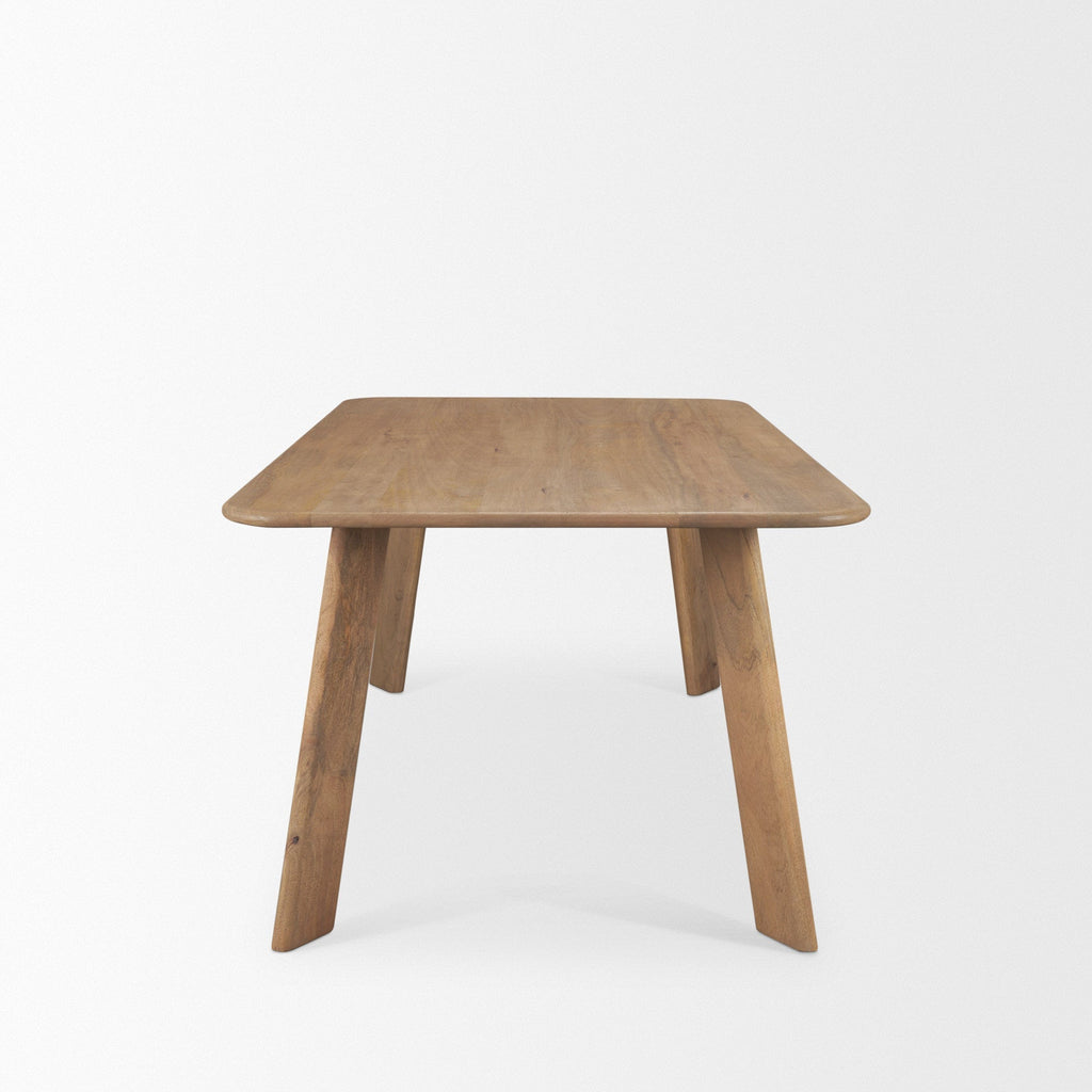 Mercana Welborn 84" x 42" x 30" Solid Wood Dining Table