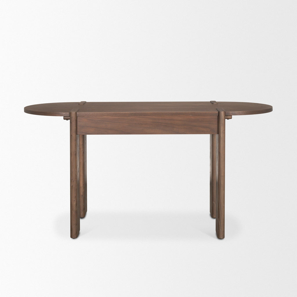 Mercana Sohan 59" x 25" x 30" Solid + Manufactured Wood Desk