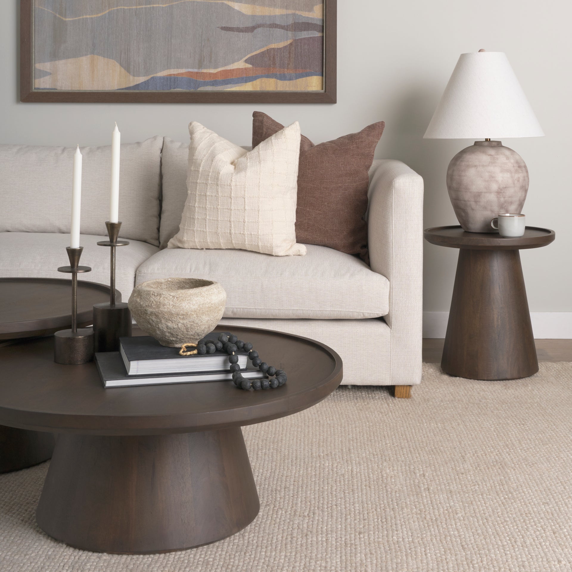 Mercana Takoda 19" x 19" x 20.5" Solid Wood Side Table