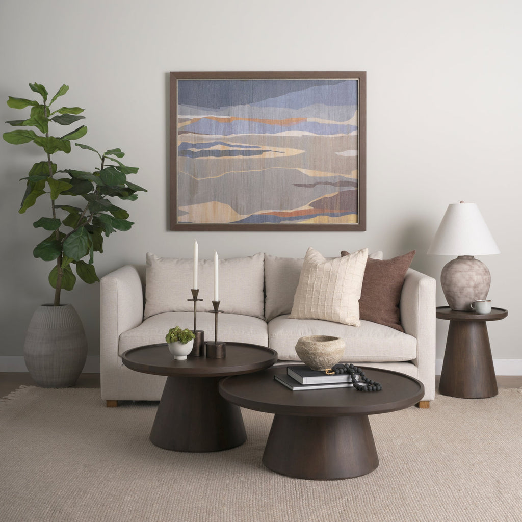 Mercana Takoda 36" x 36" x 13.5" Solid Wood Coffee Table