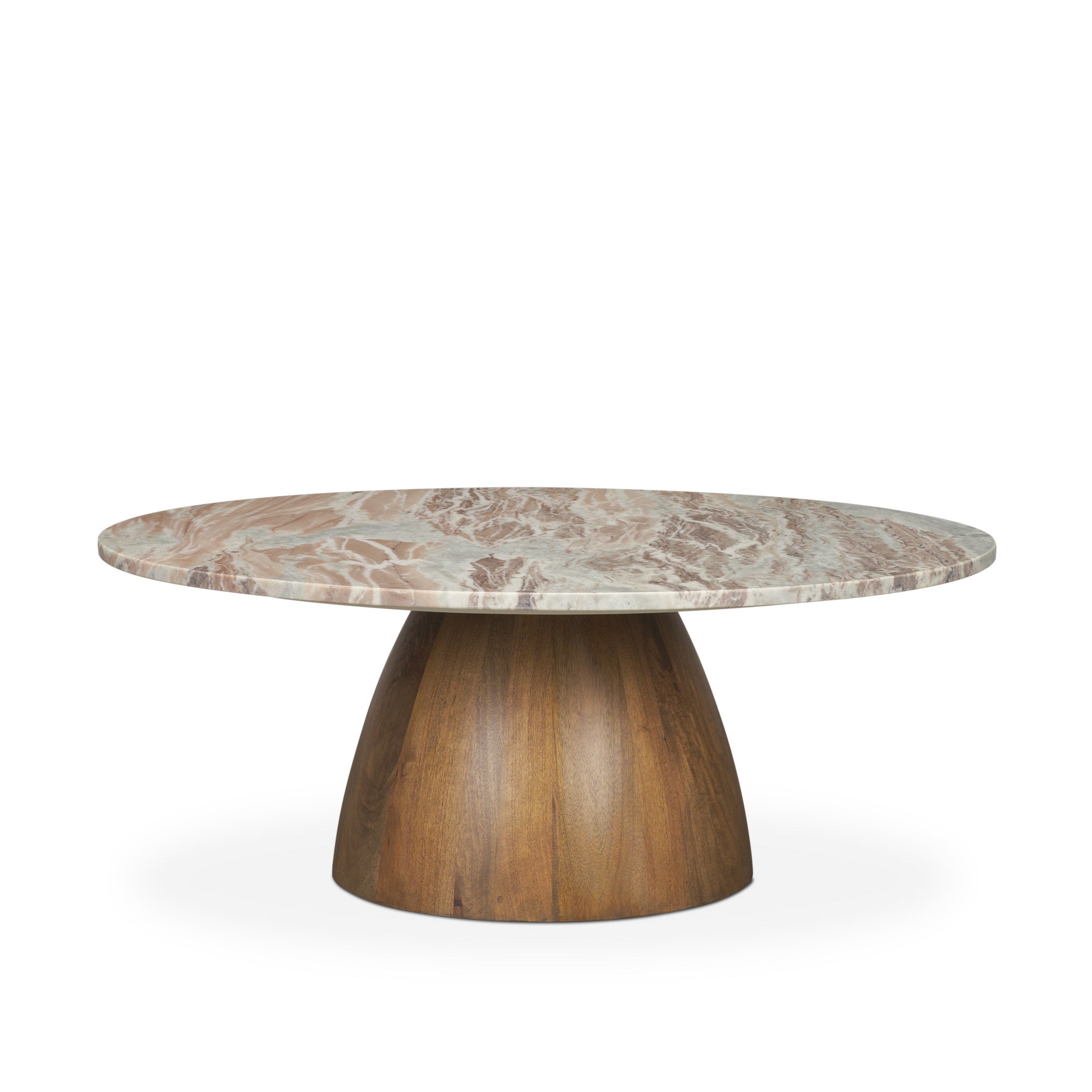 Mercana Allyson 42" x 42" x 16" Stone Coffee Table