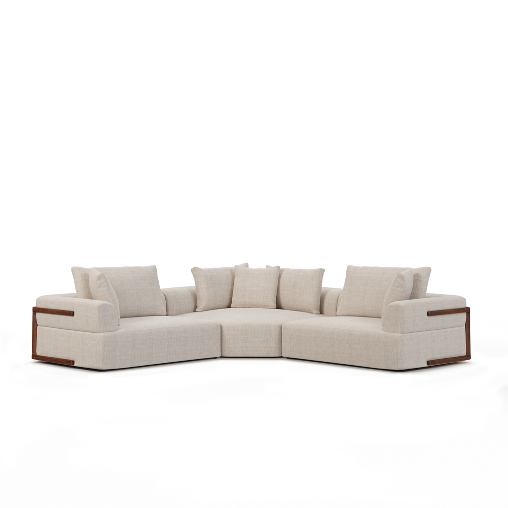 Mercana Warner 113" x 113" x 32.7"  Sectional Sofa - C