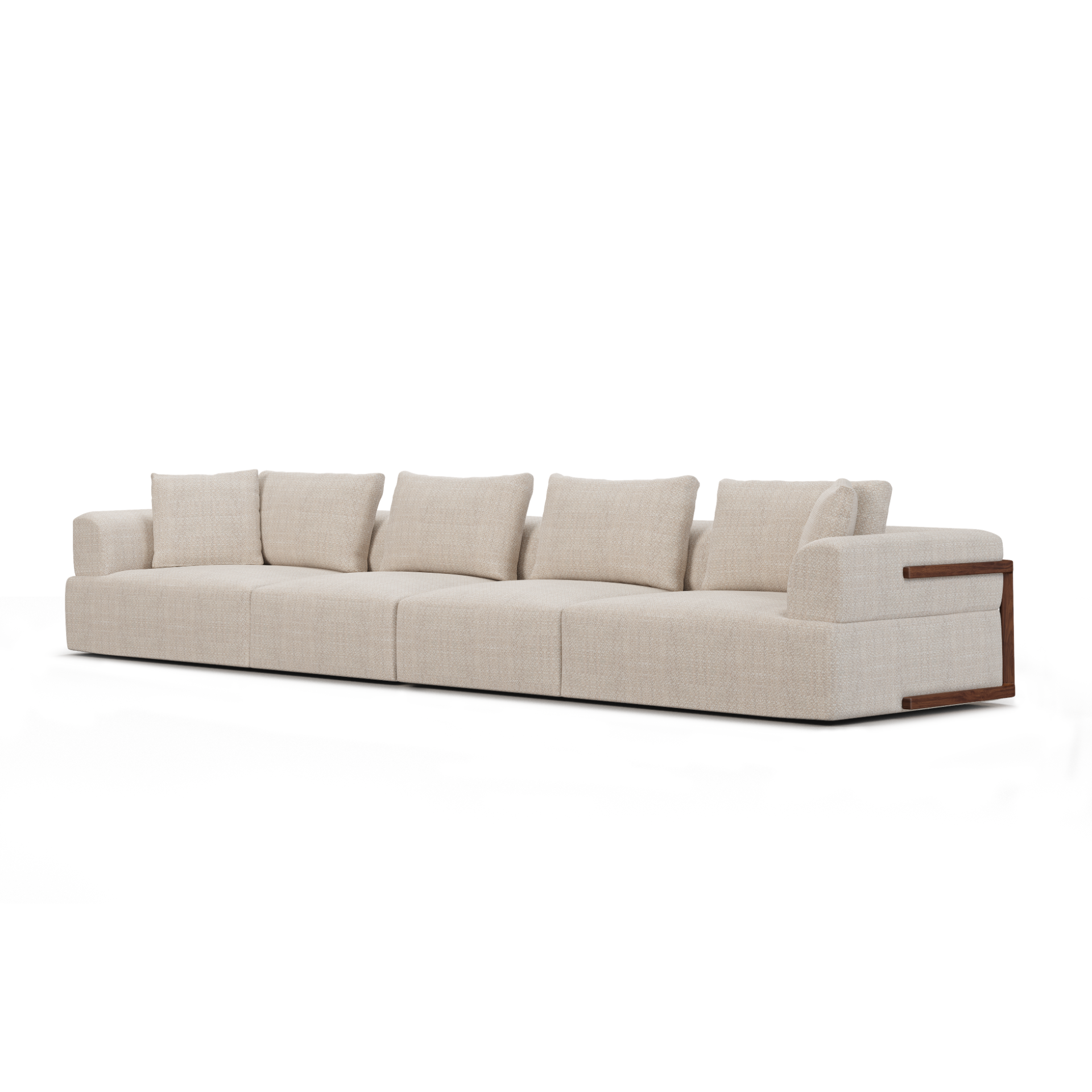 Mercana Warner 167" x 40.2" x 32.7"  Sectional Sofa - B