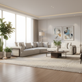 Mercana Warner 140" x 113" x 32.7"  Sectional Sofa - D