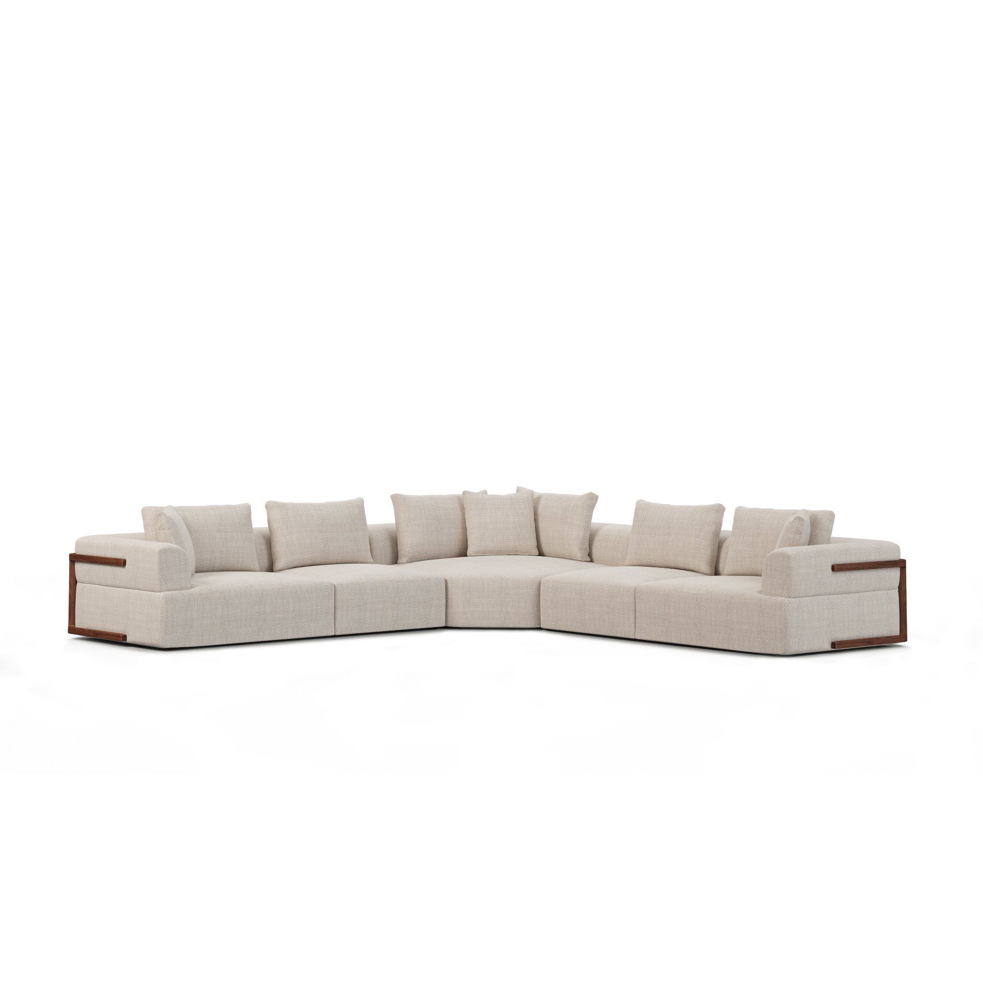 Mercana Warner 140" x 140" x 32.7"  Sectional Sofa - F