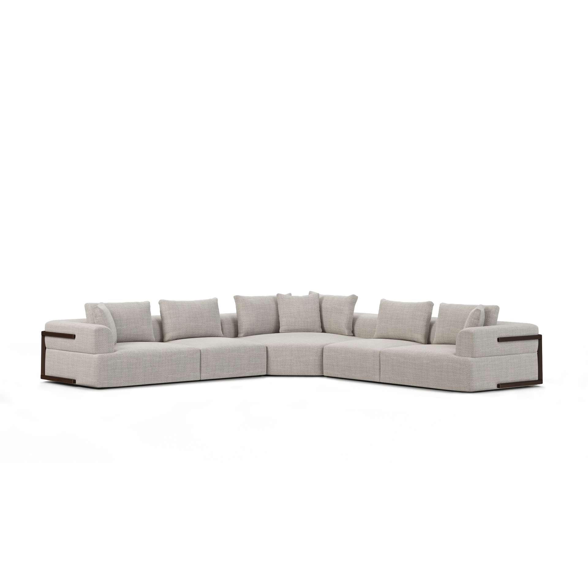 Mercana Warner 140" x 140" x 32.7"  Sectional Sofa - F