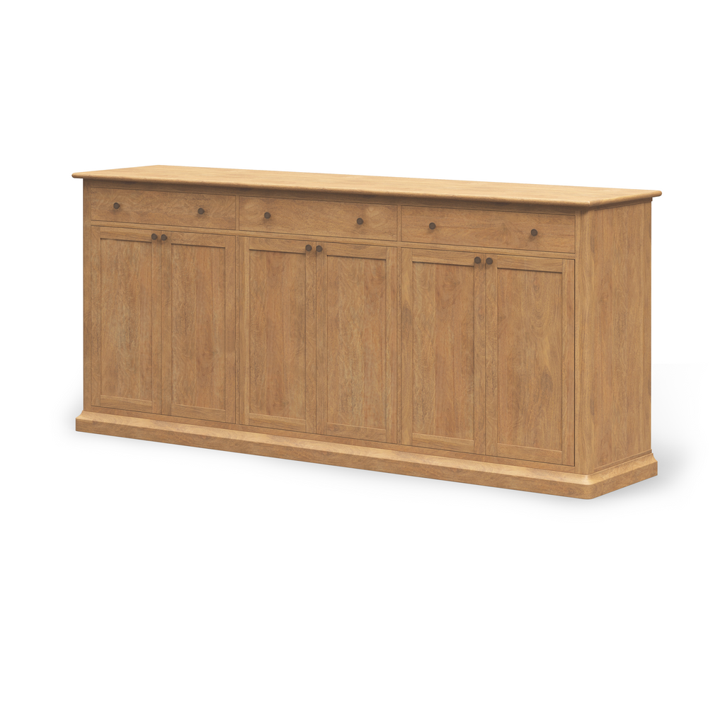 Mercana Braxton 81.8" x 19" x 36" Solid Wood Sideboard
