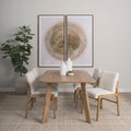 Mercana Welborn 84" x 42" x 30" Solid Wood Dining Table