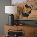 Mercana Leo 21" x 21" x 29.5" Metal Table Lamp