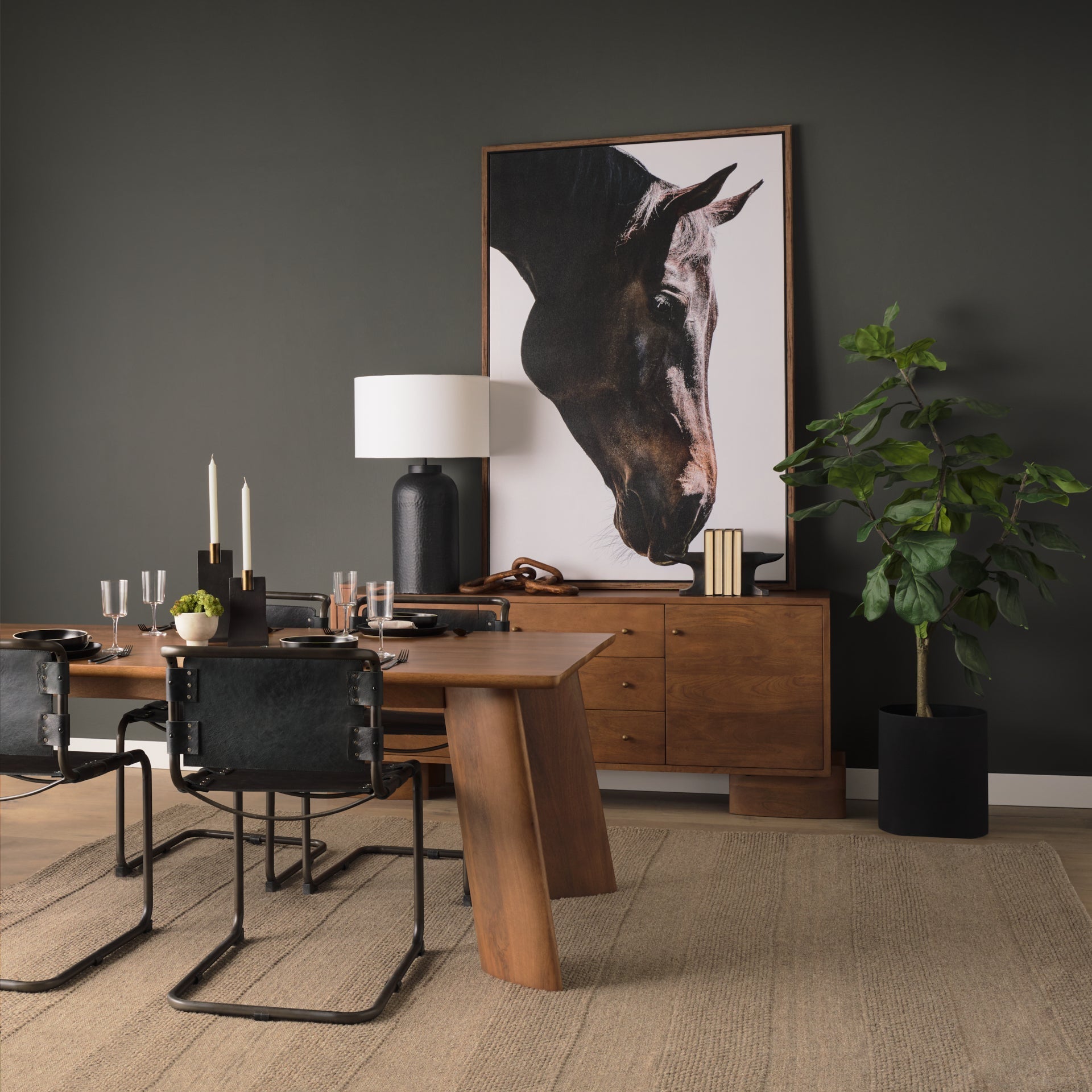 Mercana Berbick 20.5" x 24" x 33" Metal Dining Chair
