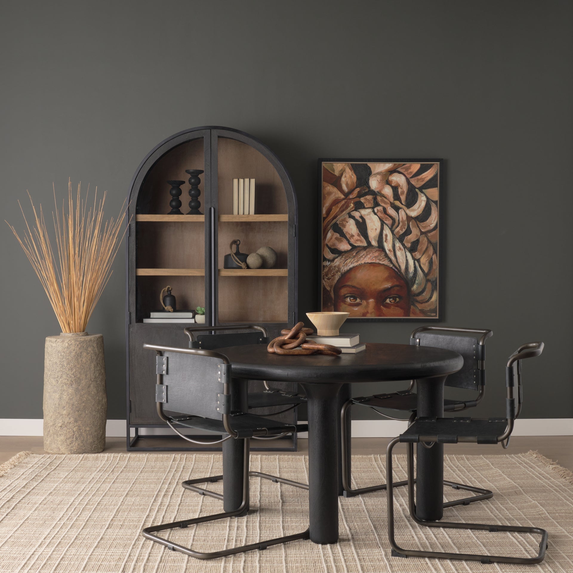 Mercana Soma 48" x 48" x 30" Solid Wood Dining Table