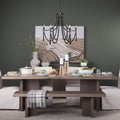 Mercana Selma 37.8" x 33.3" x 96.9" Metal Chandelier