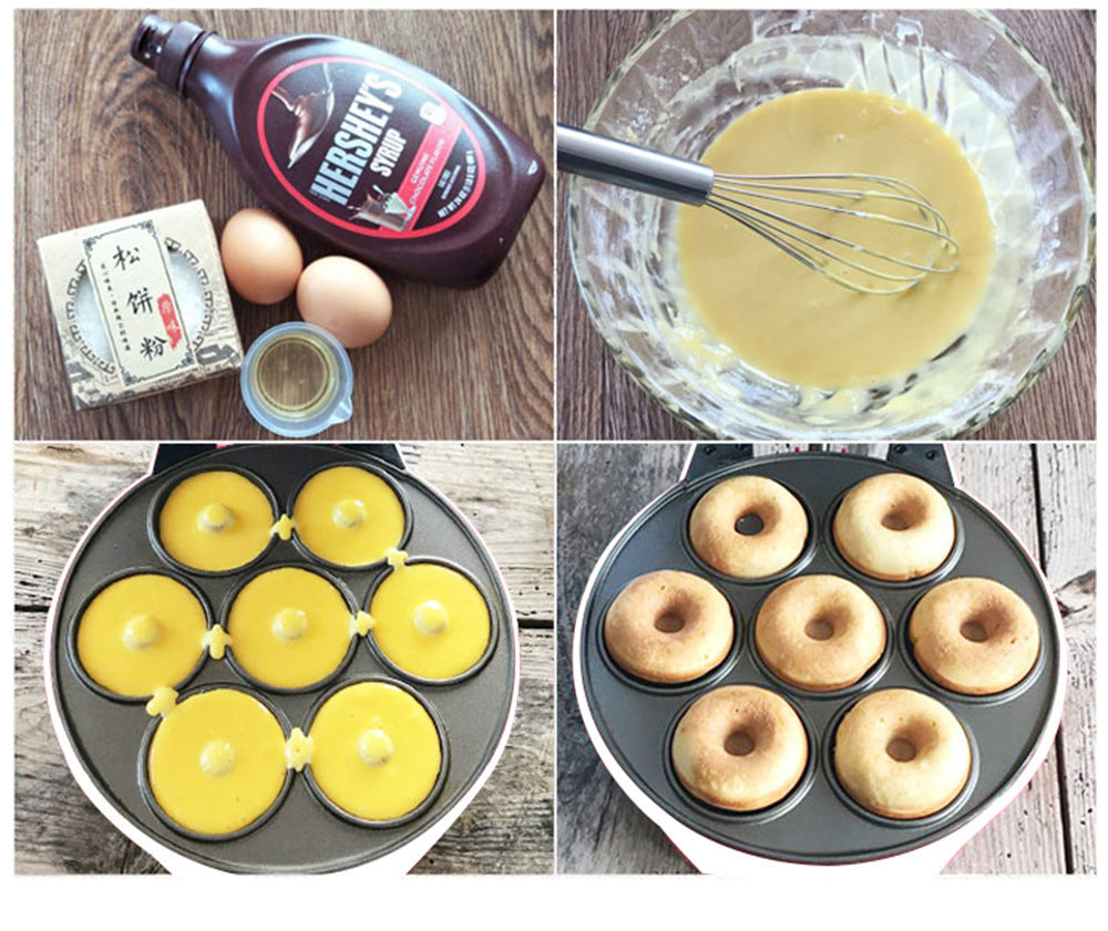 🍩 Home Donut & Cake Maker – 7 Mini Donuts in Minutes!