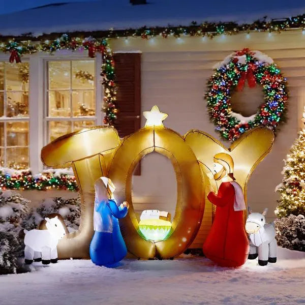 7.5FT Lighted Christmas Inflatable Decoration